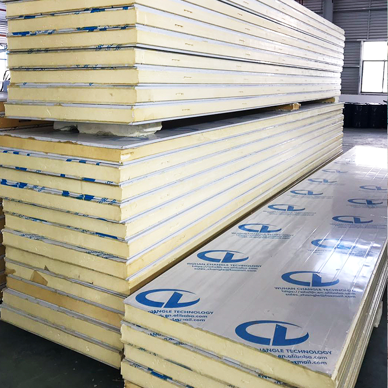 Factory Hot Selling Cold Storage Insulation Sandwich Board 50mm PU Wall Panel