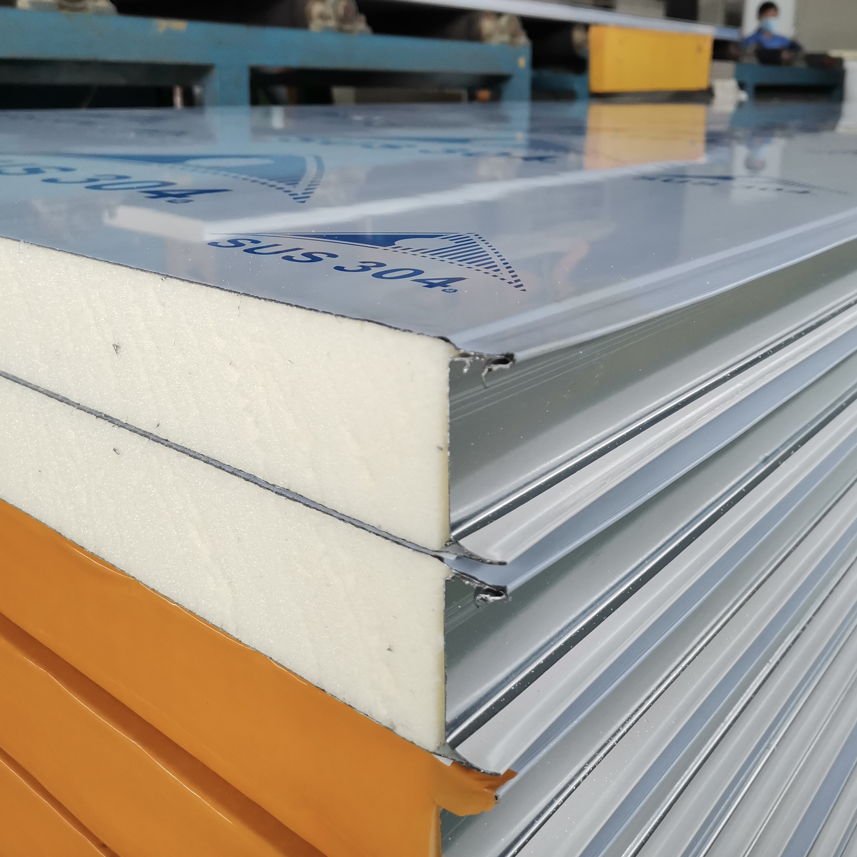 Factory Hot Selling Cold Storage Insulation Sandwich Board 50mm PU Wall Panel